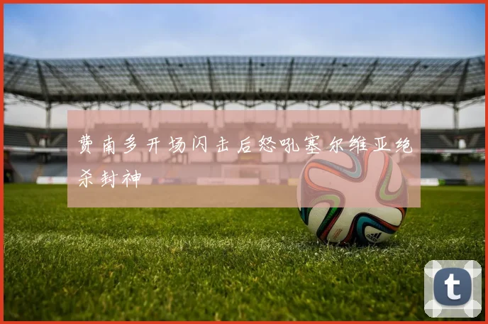 费南多开场闪击后怒吼塞尔维亚绝杀封神